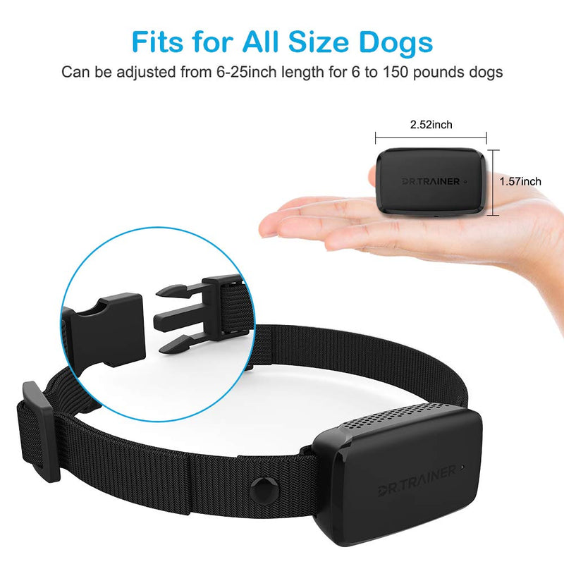 [Australia] - Petoffers B1 Dog Bark Collar Smart Setting by APP, Waterproof Training Collar with Vibration & Beep Sensitivity (No-Shock), No False Trigger & 40 Mins Fast Charge, Fits for Small Medium Large Dogs 