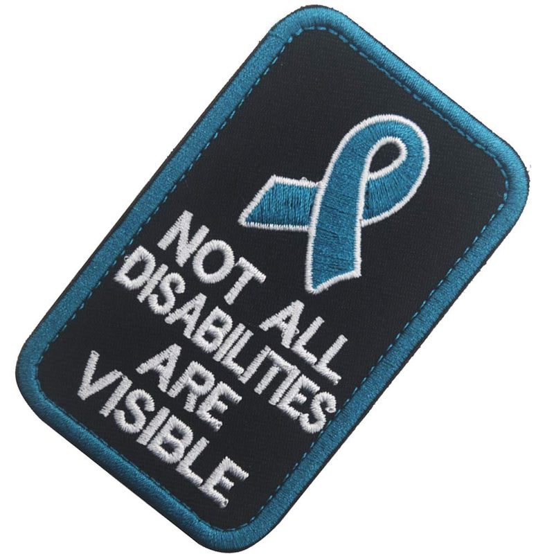 [Australia] - ODSP Service Dog Do Not Separate Dog from Handler, Not All Disabilities are Visible, Working Do Not Touch Emblem Embroidered Fastener Hook and Loop Backing Patches for Vests/Harnesses 