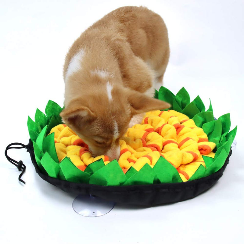 Babebaysen Snuffle Feeding Mat, Dog Puzzle Toys,Snuffle Mat for Dogs Cats Pet Training Pad Interactive Encourages Natural Foraging Skills - PawsPlanet Australia