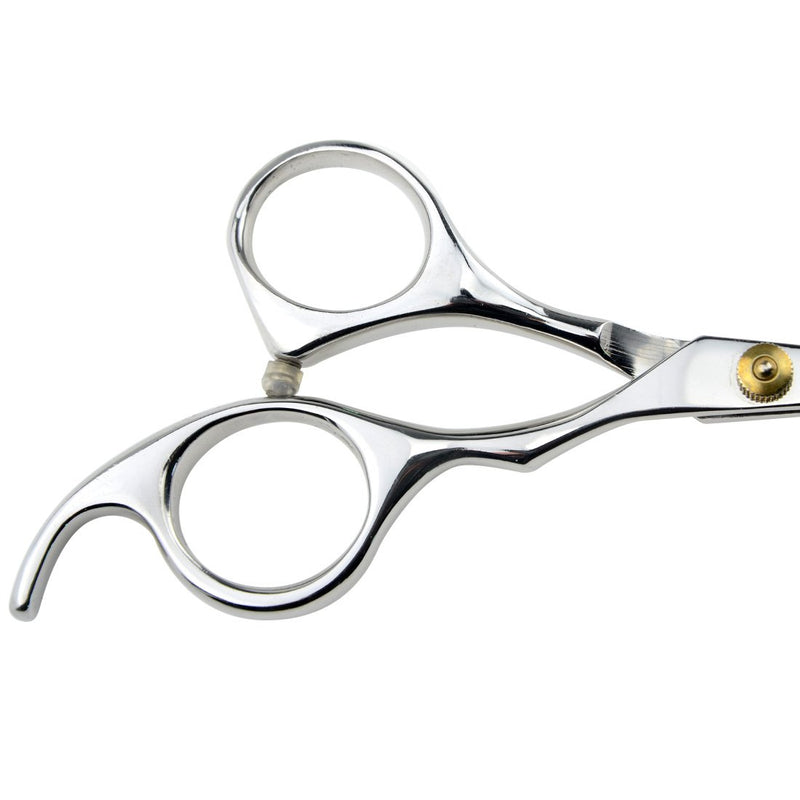 [Australia] - LILYS PET 5.0" Right-Handed Round-Tip Pet Grooming Scissors, Stainless Steel Small Ball Tip for Nose Hair,Ear Hair,Face Hair,Paw Hair for Dogs and Cats… Silver 