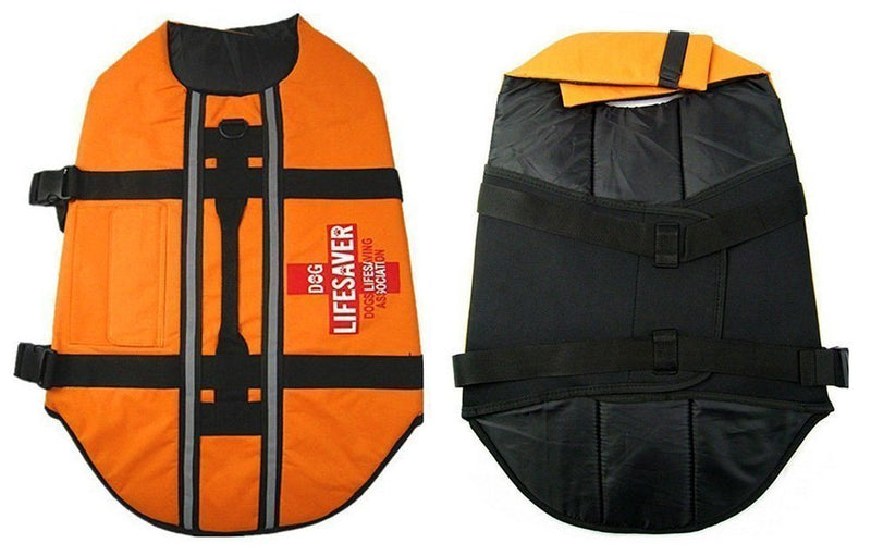 [Australia] - Pet Dog Lifejacket Swimming Safety Vest Reflective Jacket - Strong Buoyancy Swimsuit Lightweight Lifejacket Small 