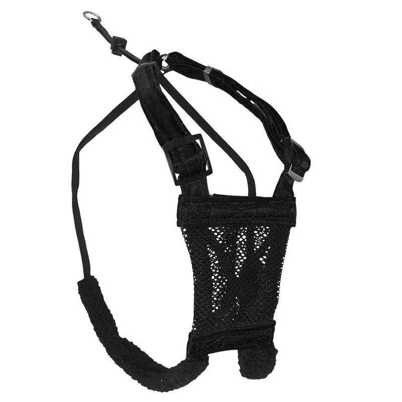 Dog Harness - No pull and No choke humane Design, Non Pulling Pet Harness with Mesh vest, Easy Step-in Adjustable Mesh Harness for control, Patented Dog Pull Control Technology by Sporn Small Black - PawsPlanet Australia