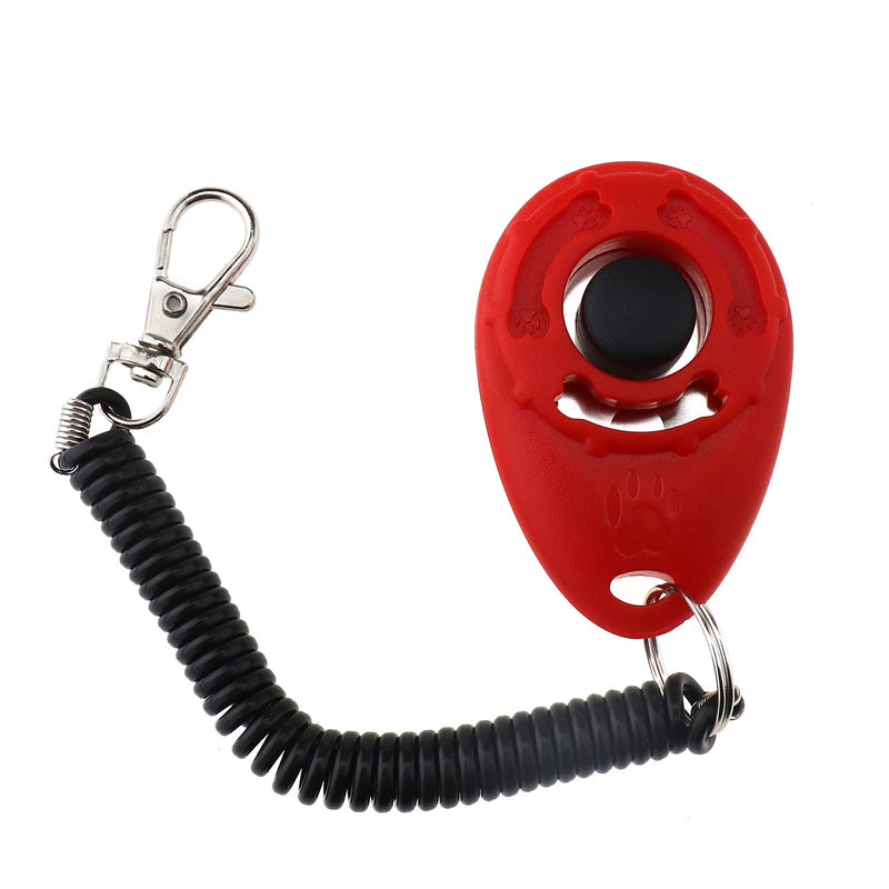 ENET 4 Pcs Dog Pet Training Clicker with Wrist Strap for Dog Puppy Animal Cat Horse - PawsPlanet Australia