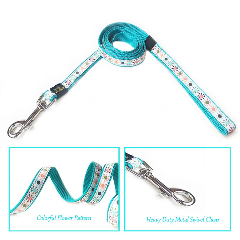 [Australia] - ANNIMOS Pet Dog Collar & Leash Set Adjustable Collars,Available Sizes for Small Medium Large Dogs M (0.6 Inch Width) 