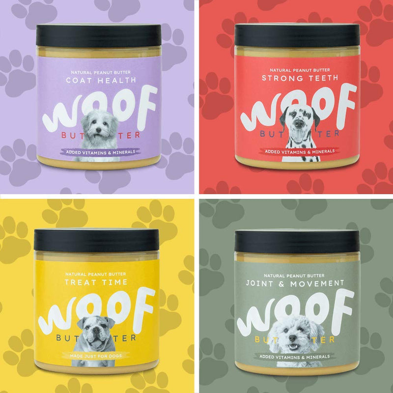 Funky Nut Company Peanut Butter For Dogs (Coat Health), made in the UK, no palm oil - PawsPlanet Australia
