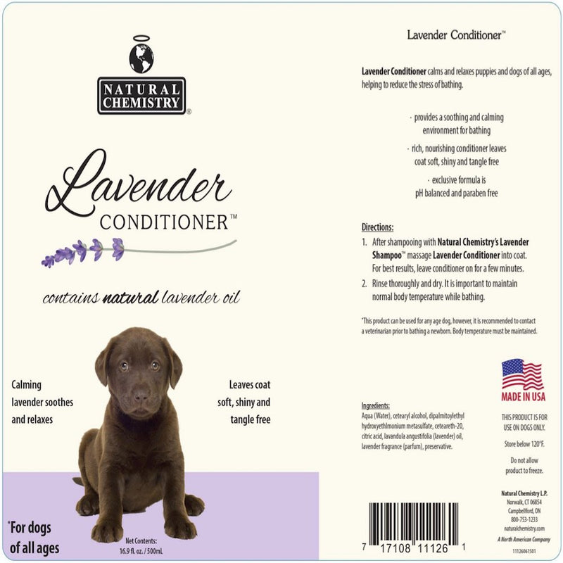 [Australia] - Natural Chemistry Pet & Home 11126 Lavender Conditioner for Dog, 16.9 oz 