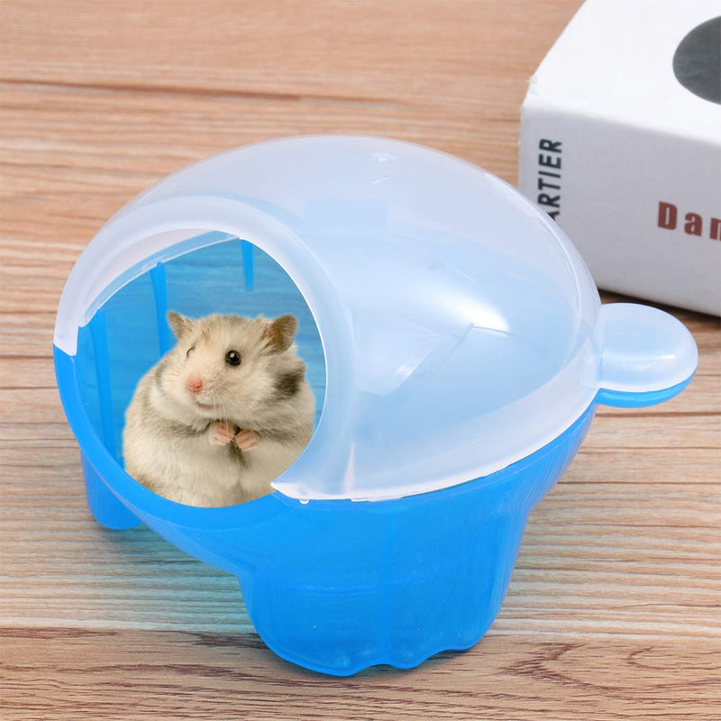 [Australia] - POPETPOP Hamster House-Small Animal Plastic Hamster Bathroom Bath Sand Room Sauna Toilet Bathtub for Mouse, Syrian Hamster,Chinchilla, Rat, Gerbil and Dwarf Hamster 