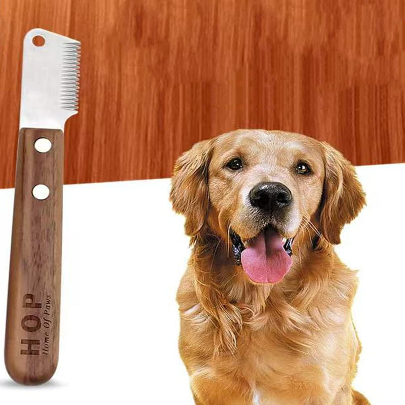 NB 1Pcs Dog Stripping Knife Professional Dog Stripping Tool Pet Deshedding Tool Pet Grooming Tool Pet Stripping Tool for Pet - PawsPlanet Australia