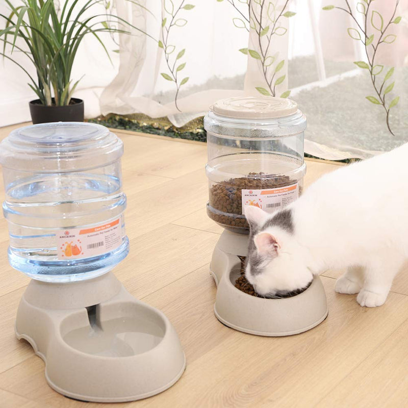 [Australia] - Ito Rocky Pet Feeding Solution Automatic Cat & Dog Cafe Feeder and Water Dispenser in Set with Food Scoop 6-Meal Automatic Food Dispenser for Small/Middle Puppy and Kitten 