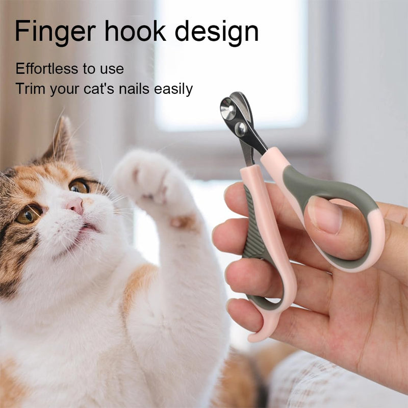 JITNGA 1 Piece Pet Nail Scissors 11 x 6.5 cm for Medium and Small Pets Claw Care (Rose) - PawsPlanet Australia