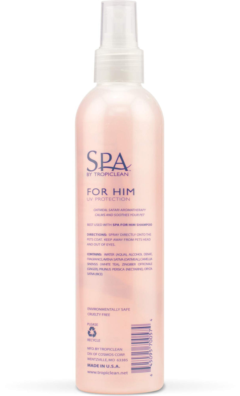 [Australia] - SPA by TropiClean Aromatherapy Sprays for Pets, Made in USA For Him 8 oz 