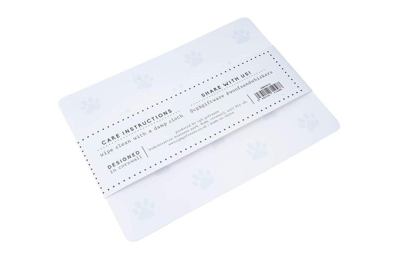 Cat Food and Water Mat | Placemat | Pet | Feeding Time | From CGB Giftware's Woofs & Whiskers Range | GB04416 - PawsPlanet Australia