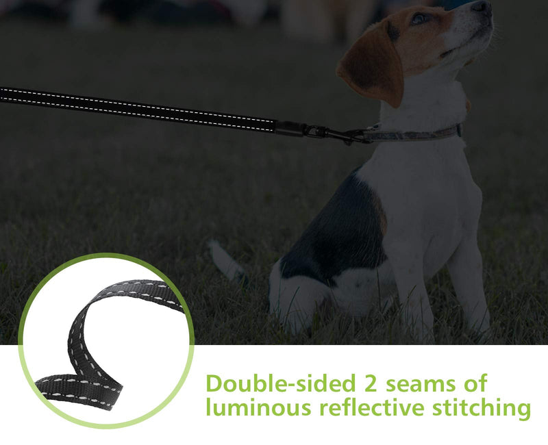 pecute Retractable Dog Lead- Easy One Button Brake & Lock- Reflective Nylon Tape Non-Slip Handle, 360° Tangle-Free Lead Extends up to 16ft of Freedom and Protection (Medium) Medium | 5m | Max 30KG - PawsPlanet Australia