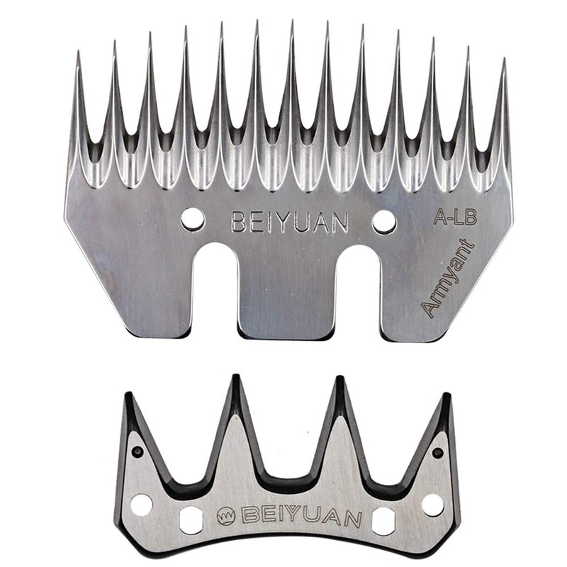 MUDUOBAN Sheep Shears Blades Straight 13 Tooth Electric Wool Comb Cutter Goats Clipper Scissors Blade Livestocktool - PawsPlanet Australia