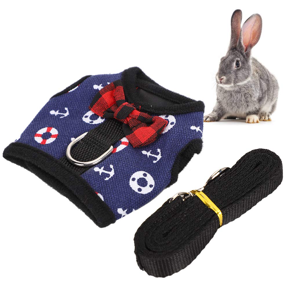 Rabbit Chest Strap Harness Small Animals Vest Strap Pet Pet Harness Harness Hamster Harness for Small Animals Rabbits Hamsters Cats (S) S - PawsPlanet Australia