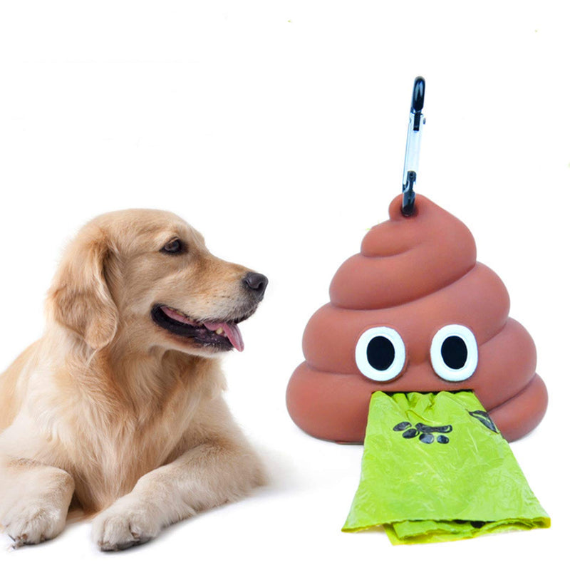 [Australia] - LZSOMPK Dog Poop Bag Holder Poop Bag Dispenser for Dog Waste Bags Includes 1 Roll 15 Bags 