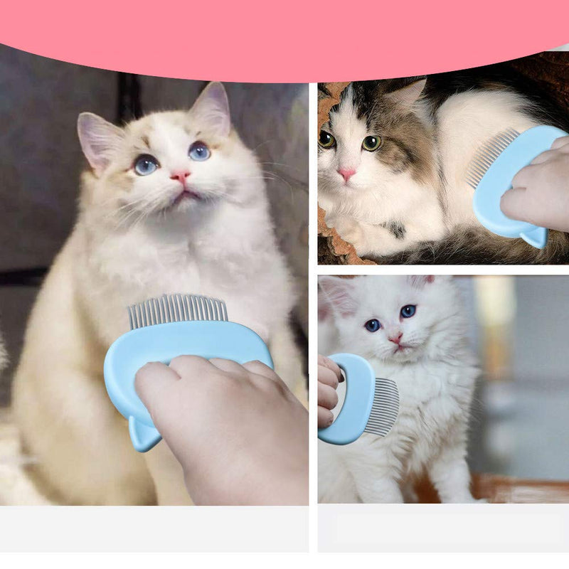 N\A Pet Grooming Brush Cat Bath Brush Dog Massage Relaxing Comb Pet Massage Hair Removal Brush Pet Hair Grooming Accessories Suitable for Cats Dogs Pet Supplies - PawsPlanet Australia