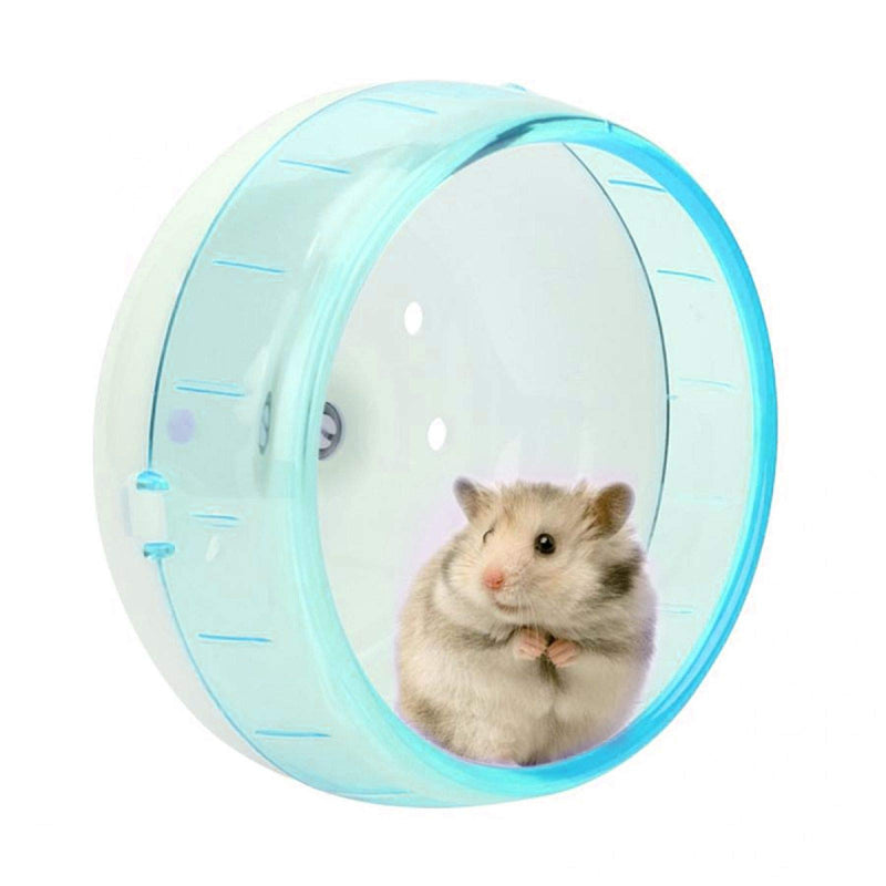 Gojiny Hamster Running Wheel,4.7/12cm Plastic Silent Roller Exercise Running Wheel for Hamster Guinea Pig Small Animals (Blue) Blue - PawsPlanet Australia