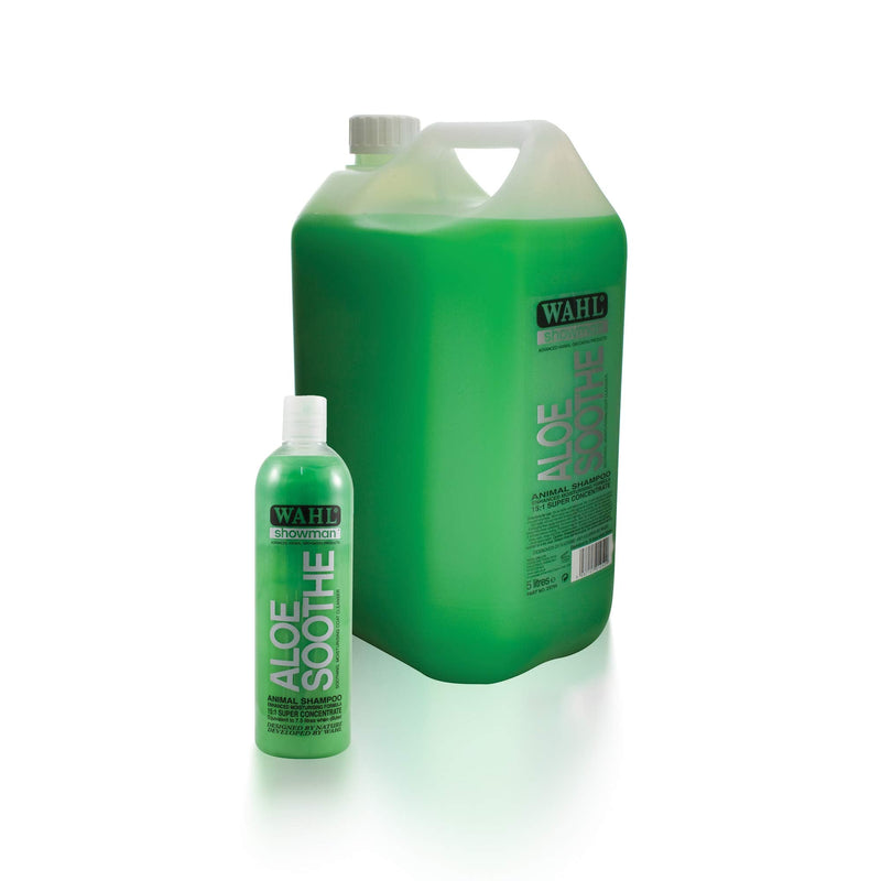 Wahl Aloe Soothe Shampoo, Dog Shampoo, Shampoo for Pets, Natural Pet Friendly Formula, For Dogs with Sensitive Skin, Concentrate 15:1, Gentle Shampoos, 5L 5 Litre - PawsPlanet Australia