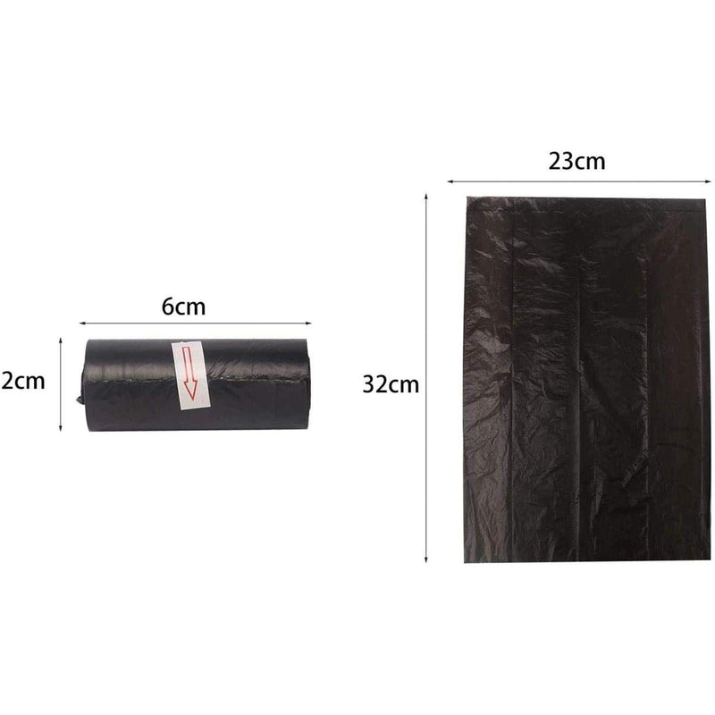 Nobleza - 300 Count Dog Poop Bag Large Pet Waste Bags Leak-proof Unscented Pick Up Poo Bag 20 Rolls, Colour Black - PawsPlanet Australia