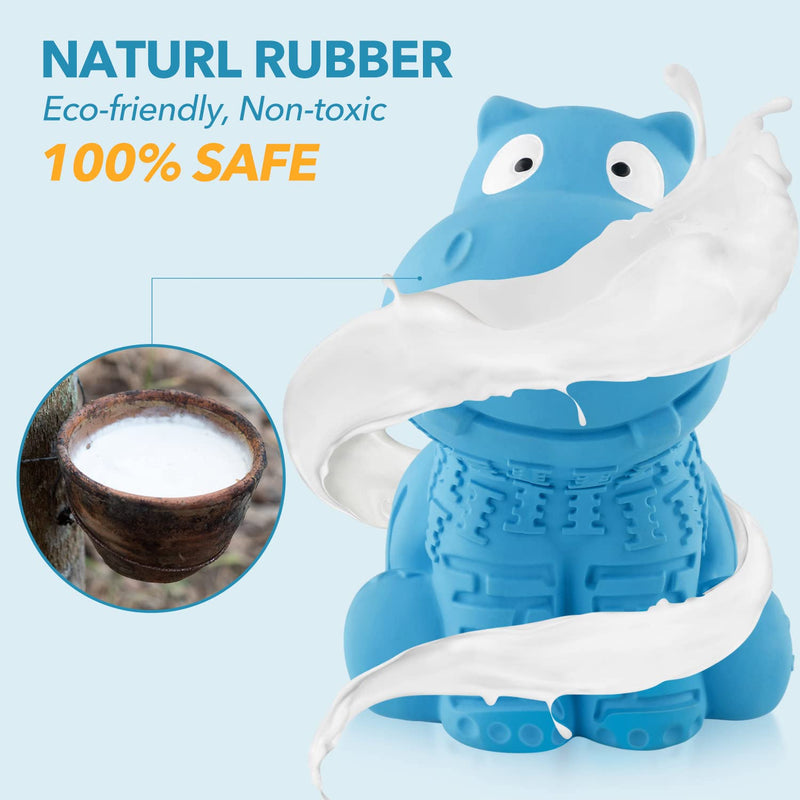 PETIZER Squeaky Indestructible Dog Toy for Aggressive Chewers, Dog Safety Toy, Natural Rubber for Small/Medium/Large Dogs - PawsPlanet Australia