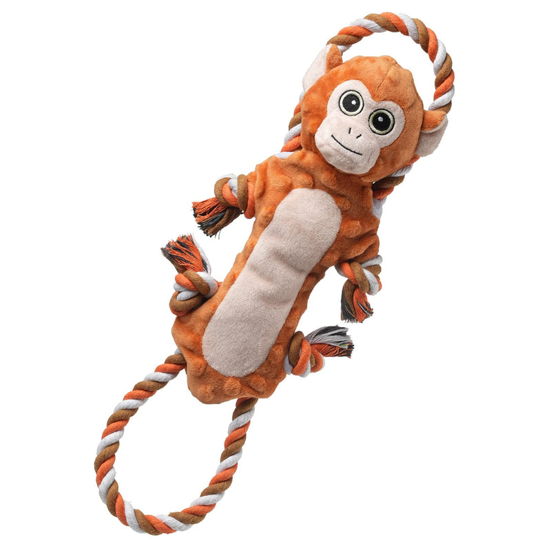 Sedioso Tug of War Dog Toy, Cute Squeaky Dog Toy, Interactive Plush Dog Toy for Puppies, Small, Medium, Large Dogs (Tug of War Series, Monkeys) Multicolored (Monkeys) - PawsPlanet Australia
