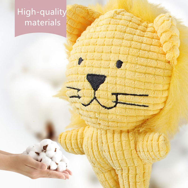 N\A 1 Pack Pet Dog Plush Toy Pet's Toy Dog Squeak Toy Two-In-One Chewing Interactive Toy Small And Medium-Sized Dog Plush Toy (Lion) - PawsPlanet Australia