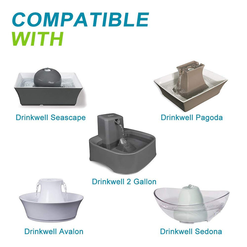 YOUTHINK Ceramic Filters for Fountains Pet Replacement Petsafe Filters Compatible for PetSafe Drinkwell,Avalon, Pagoda, Seascape, Sedona and 2 Gallon Pet Fountains - PawsPlanet Australia