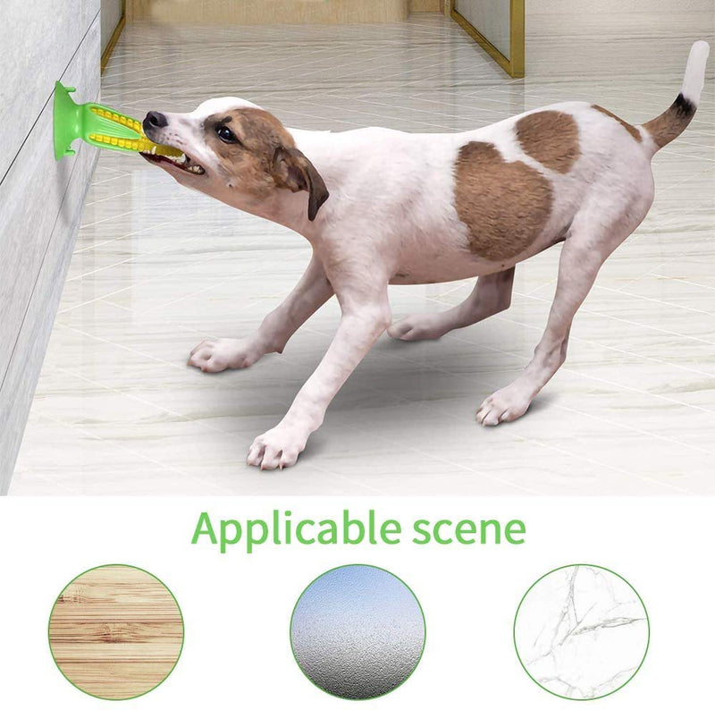 Dog Toy Dog Toothbrush Stick Natural Rubber Bite Resistant Self-Playing Non-Toxic Chew Toy Squeaky Dog Fun Interactive Toy For Small/Medium/Large Pets - PawsPlanet Australia