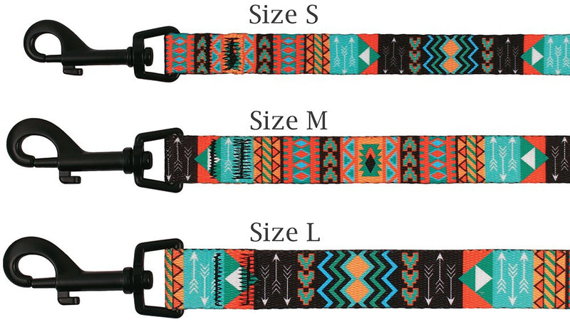 [Australia] - CollarDirect Nylon Dog Leash 5ft Tribal Pattern Durable Walking Pet Leashes for Dogs Small Medium Large Puppy Pattern 2 L 