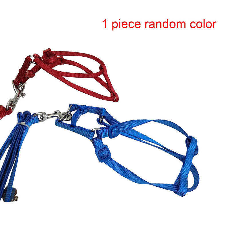 Bird Harness and Leash Amazon Cockatoo Harness Safe Adjustable Nylon Anti-bite Training Hraness Outside Walk for Large Bird Parrot Macaw Color Random (M) M - PawsPlanet Australia