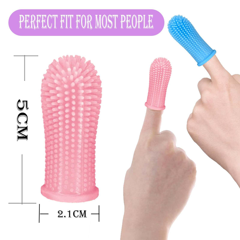 4 sets of dog toothbrushes for dog tooth cleaning, dog cat toothbrush, brush set, dental care for puppies cats, finger toothbrush for dogs, fingerlings dog dental care, cat dental care - PawsPlanet Australia