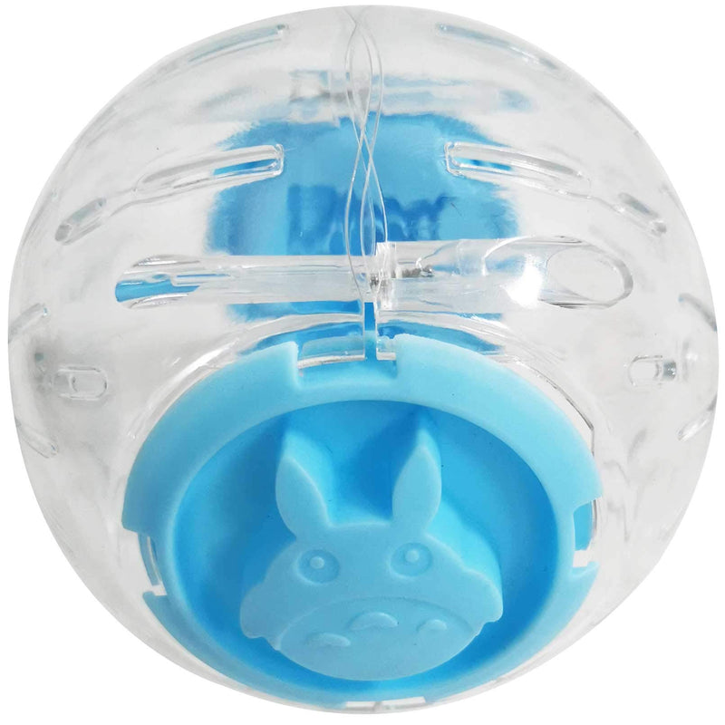 kathson Silent Hamster Ball Mini Running Activity Exercise Toys Small Animals Transparent Ball Cage Accessories Dog Special Toy for Dwarf Hamster Mice 2 Pack Blue - PawsPlanet Australia