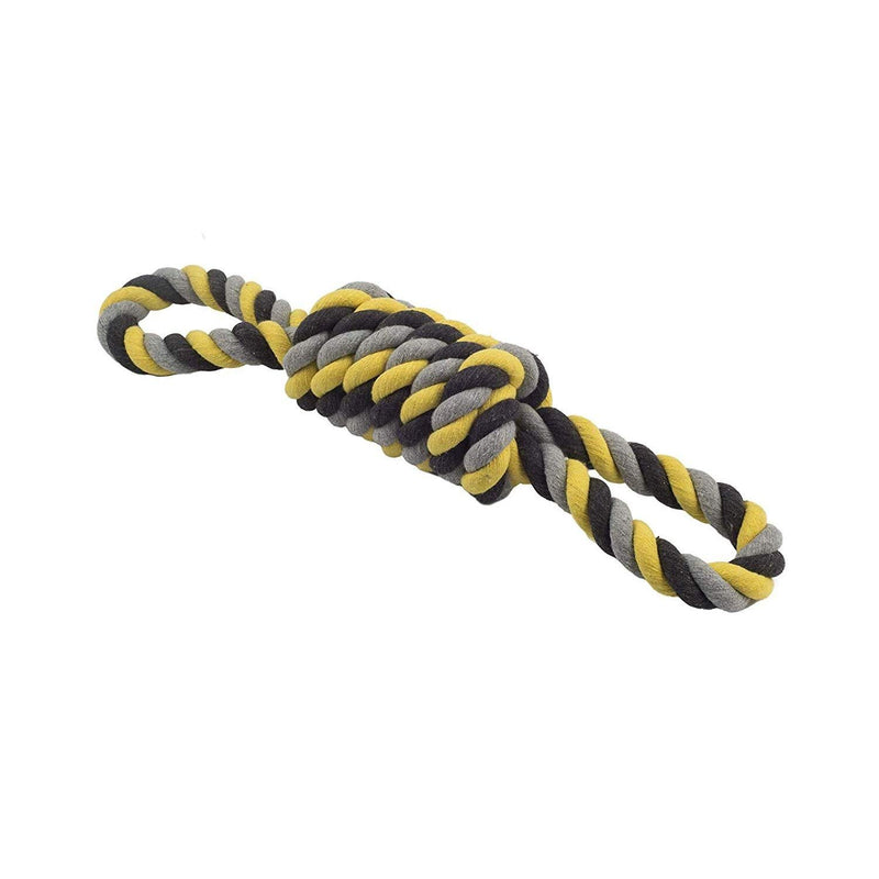 Made From Recycled t-shirts Log Rope Dog Toy, 30 cm, 0.2 kg - PawsPlanet Australia