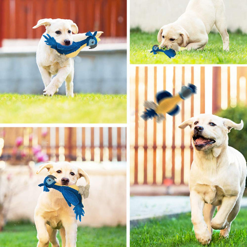 ROSAUI Plush Squeaky Toys For Pet Dogs Dog Cleaning Teeth Chew Toys For Puppies And Large Dogs Bite-resisting Relieve Anxiety And Boredom Washable Soft Safe Endurable Attractive Interesting (Cockatoo) Cockatoo - PawsPlanet Australia