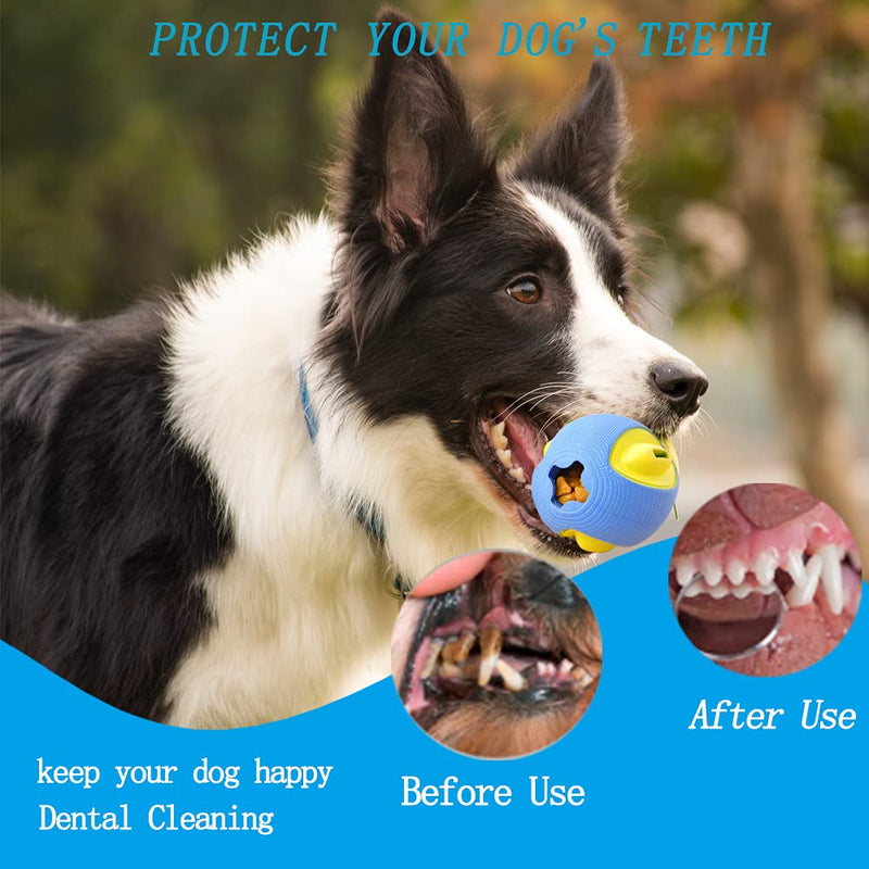 Dog Teething Chew Toys for Puppy Small Medium Dog Aggressive Chewer, Avocado Indestructible Tough Durable Resistant Dental Training Chew Toys for Corgi Poodle Border Collie Golden Retriever and Others Blue - PawsPlanet Australia