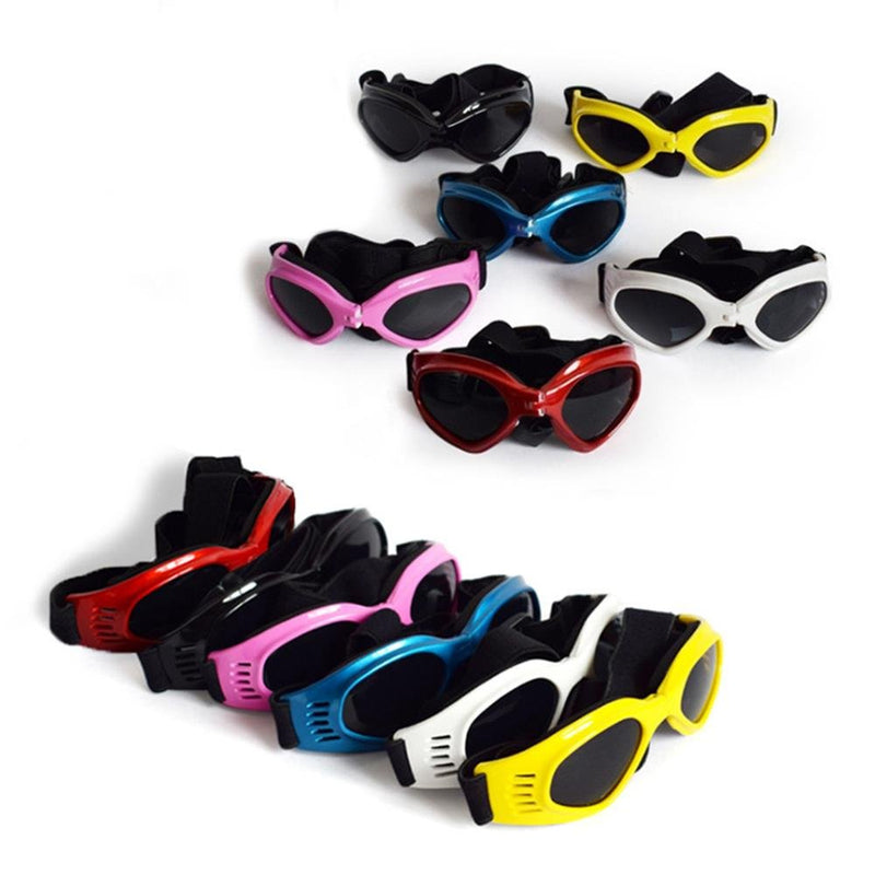 [Australia] - PetBoBo Pet Waterproof Windproof Anti-Fog Eye Protection Goggles, Stylish Pet Dog UV Goggles Sunglasses Waterproof Protection Sun Glasses for Dog Black 