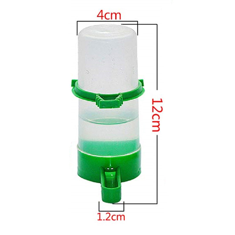 Gosear Bird Water Feeder,4pcs Bird Water Bowl for Pet Parrot and Other Birds Budgie Lovebirds Cockatiel Cage 12cm - PawsPlanet Australia