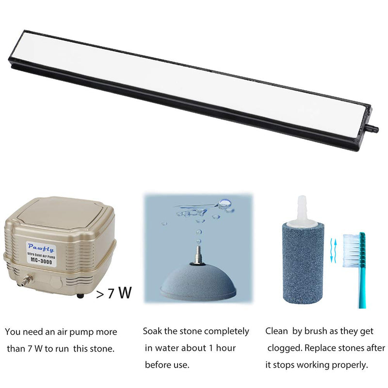 [Australia] - Pawfly 12 Inch Air Stone Bar Micro Bubble Diffuser for Aquarium Fish Tank Hydroponics 7W Pump Required 