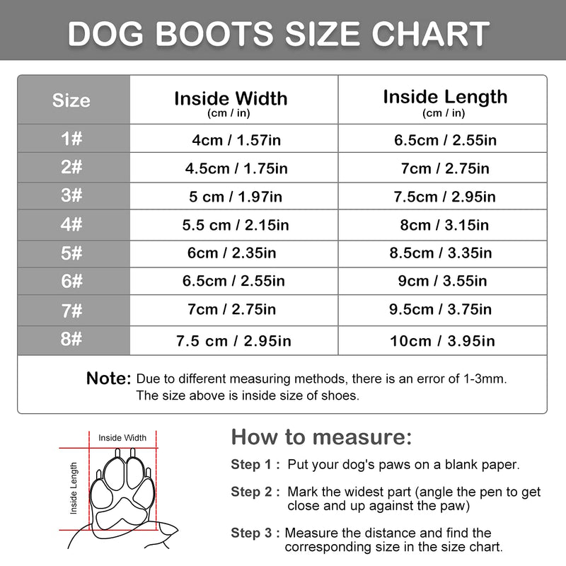 Dociote Dog Boots Protective Paws, Soft Mesh Dog Booties Breathable Dog Shoes for Small Medium Large Dogs with Reflective Straps Walking Outdoor 4pcs Black 1# (W: 1.57 in L: 2.55 in) 1# Black & Grey - PawsPlanet Australia