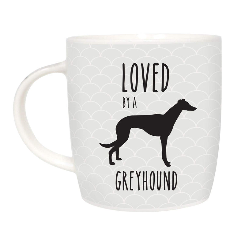 Splosh Precious Pets Mug Collection – Greyhound, Grey and Black Ceramic Mug with Pet Silhouette, Gift Boxed, Dishwasher Safe - PawsPlanet Australia