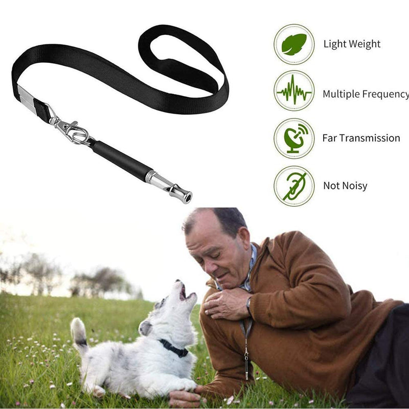 TKONG Dog Whistle,Adjustable Pitch Ultrasonic Training Tool,Bark Control Devices for Dogs (2 Pack) - PawsPlanet Australia