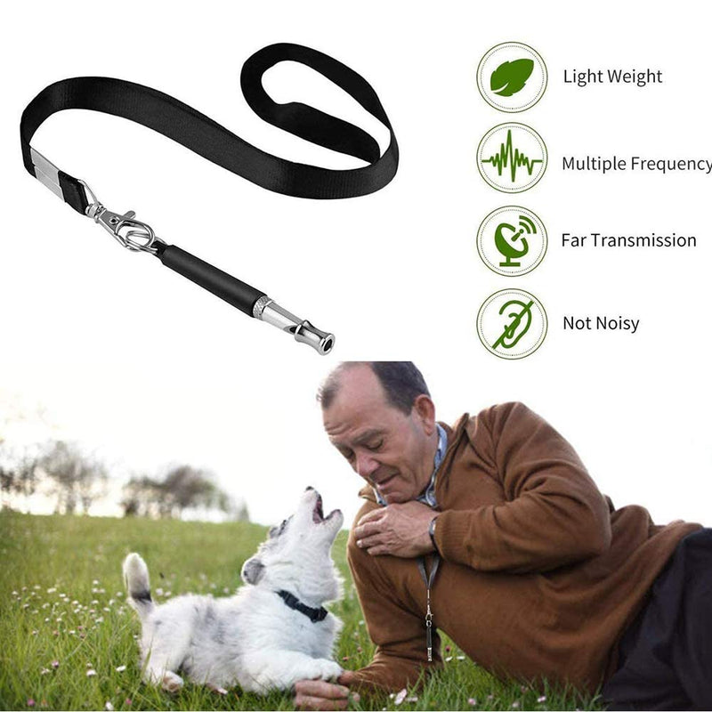 Dog Whistle,Adjustable Pitch Ultrasonic Training Tool,Bark Control Devices for Dogs (2 Pack) - PawsPlanet Australia