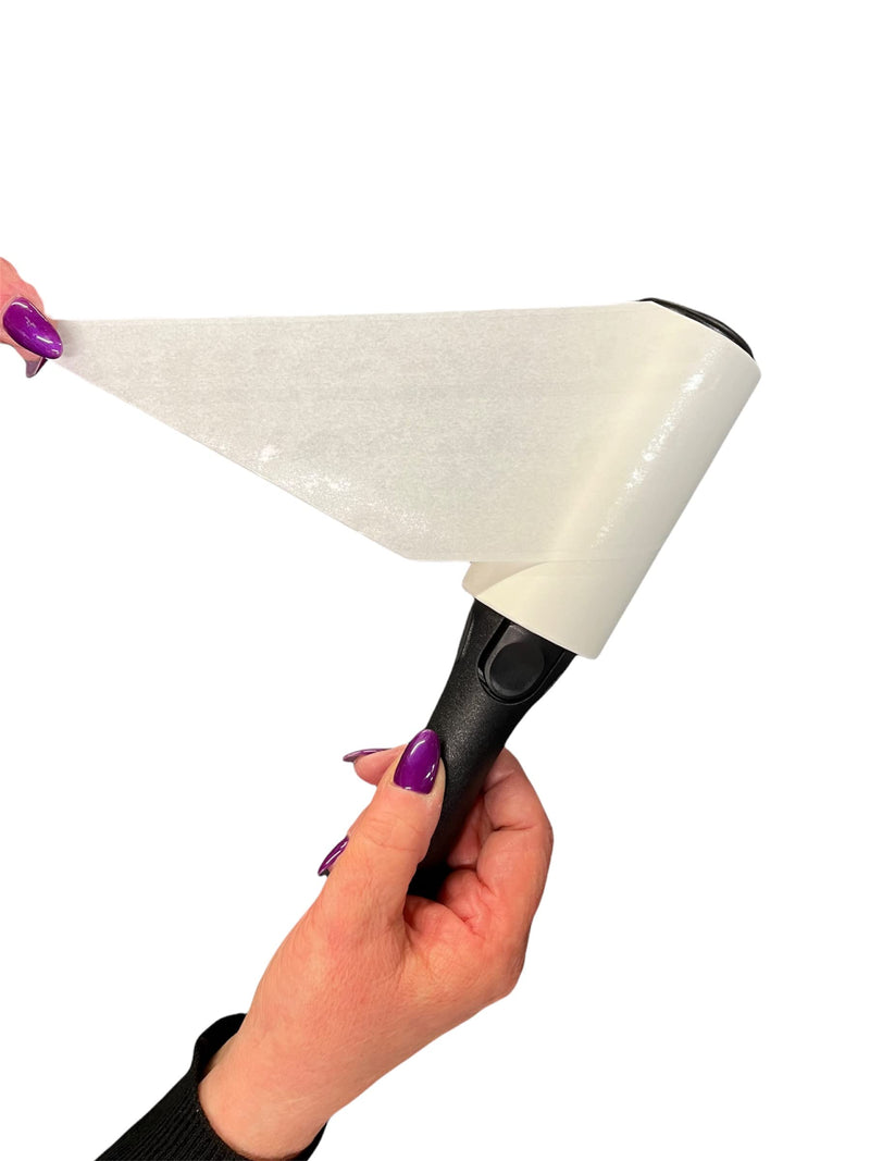 Fluff Off Lint Roller & Refill Set 2 Handles & 6 x 90 Sheet Refills. Removes Pet Hair, Fluff & Dust from Clothes, Upholstery and Carpet - 540 Total Sheets - PawsPlanet Australia