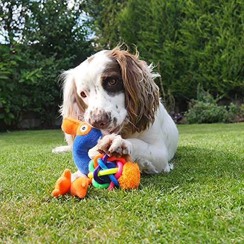 Rosewood Tough Multi Texture Flamingo Dog Toy 1 Count (Pack of 1) - PawsPlanet Australia