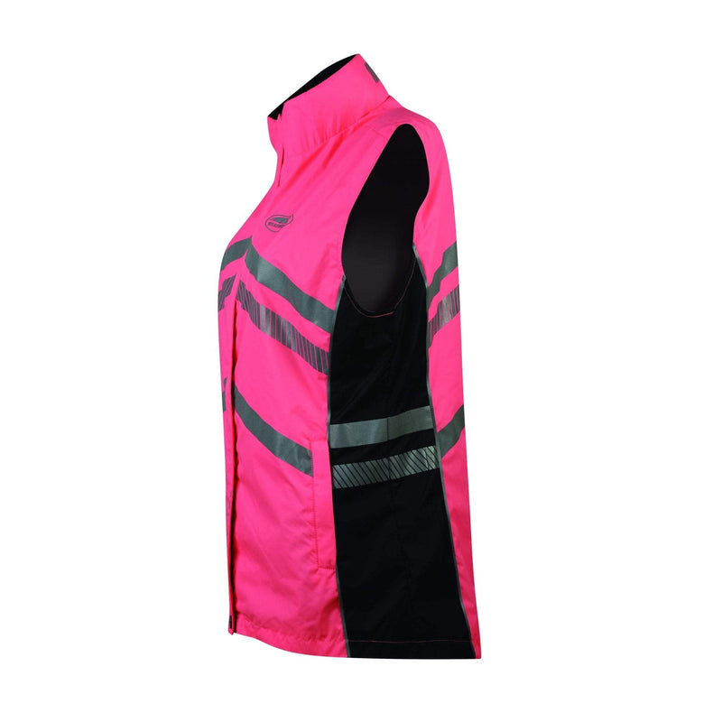 Weatherbeeta Reflective Adults Lightweight Waterproof Vest - Pink XS - PawsPlanet Australia