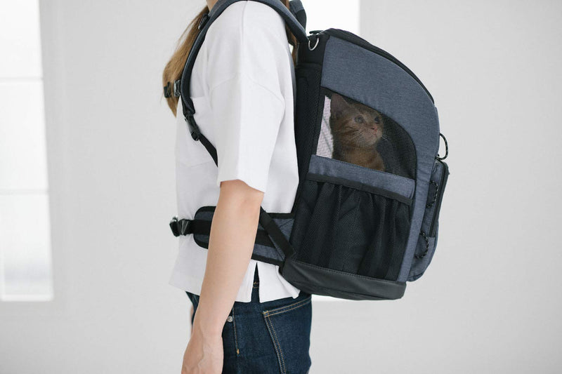 [Australia] - K&H Pet Products Backpack Pet Carrier Gray Backpack Carrier 