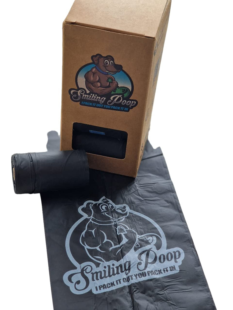 Biodegradable dog poop bags - Eco-friendly and smiling: Smiling Poop - PawsPlanet Australia