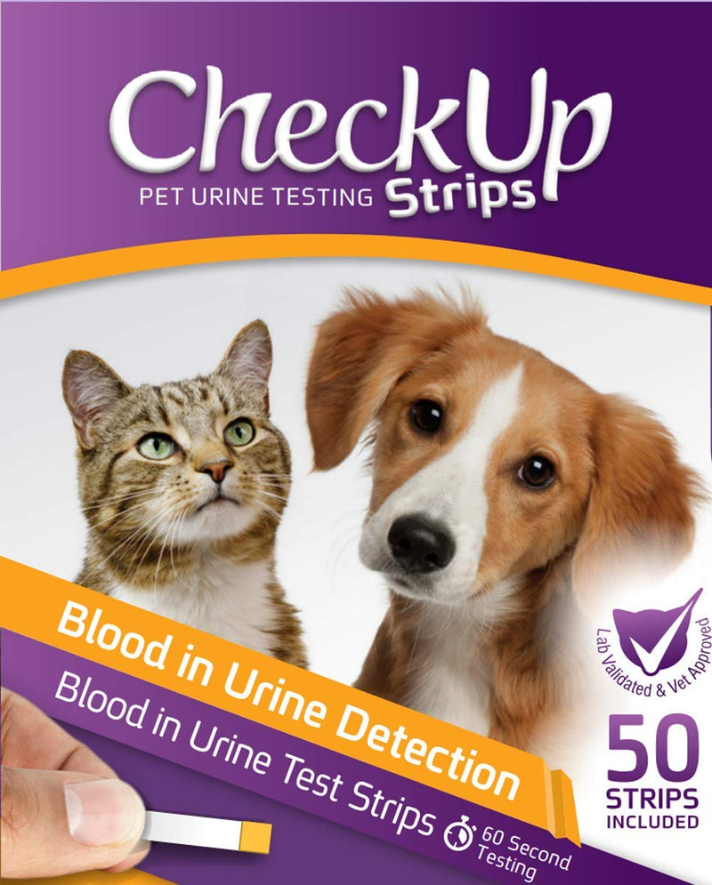 KIT4CAT CheckUp Blood in The Urine Testing Strips for Cats and Dogs - Detection of Blood in The Urine x 50 Blood in Urine Test - PawsPlanet Australia