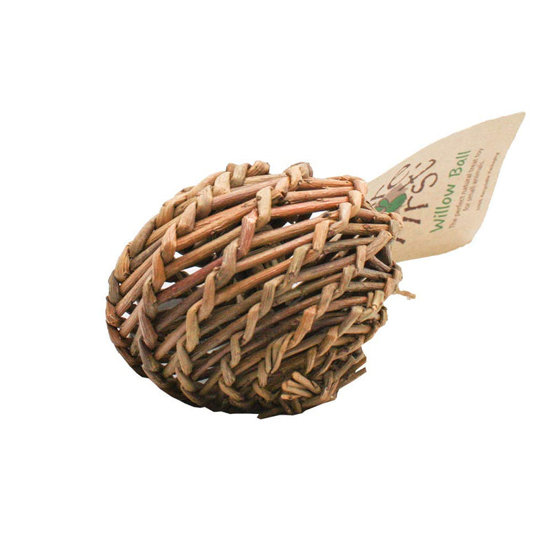 """Nature First"" Small Willow Ball for Small Animals" - PawsPlanet Australia